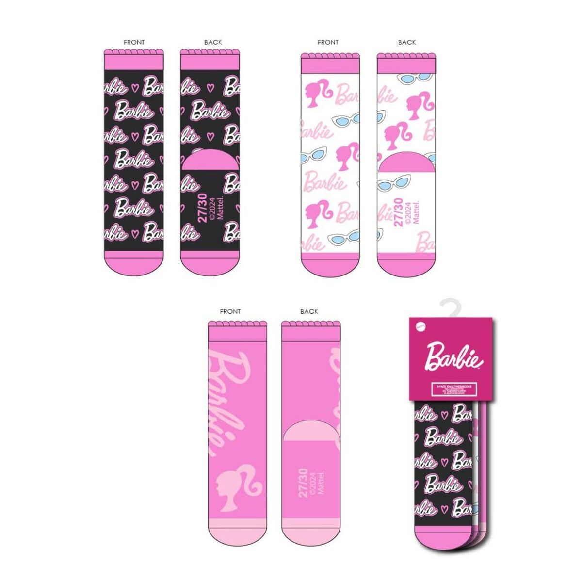 Чорапи Barbie 3 чифта